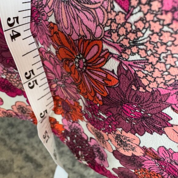 Liberty of London for Target Floral Pink and Purple One Shoulder Dress - Picture 11 of 12